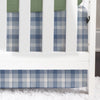 Duck Hunting Blue Plaid Crib Skirt - Duck Hunting, gender_boy, Theme_Woodland
