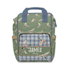 Duck Hunting Personalized Backpack Diaper Bag - Duck Hunting, gender_boy, text