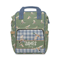 Duck Hunting Personalized Backpack Diaper Bag - Duck Hunting, gender_boy, text