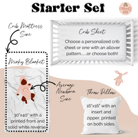 a baby crib bedding set with instructions