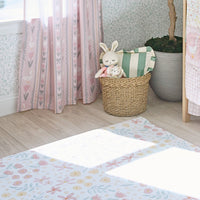 Kids Rug | Spring Floral on Cream