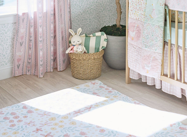 Kids Rug | Spring Floral on Cream