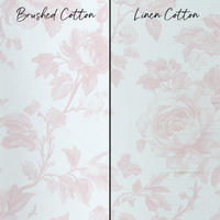 Fancy Bow Toile Curtain Panel