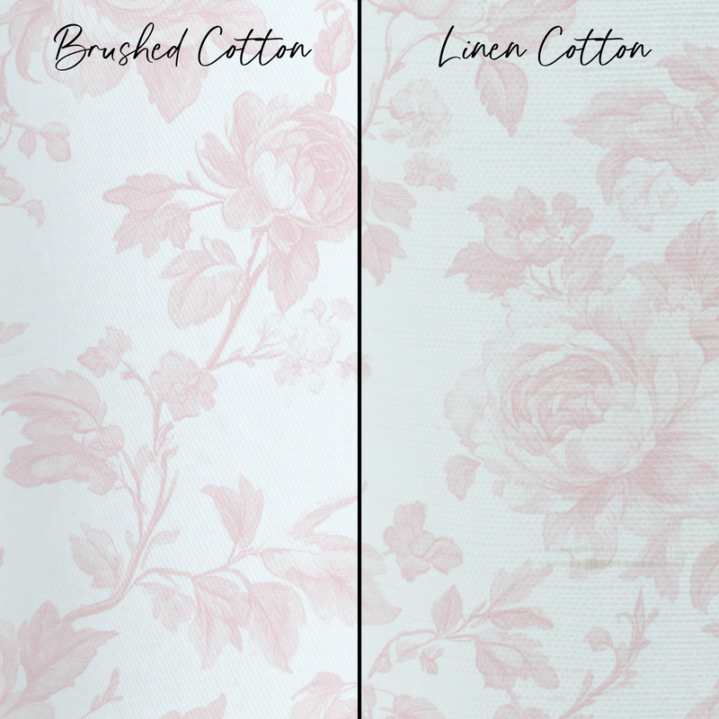 Fancy Bow Toile Curtain Panel