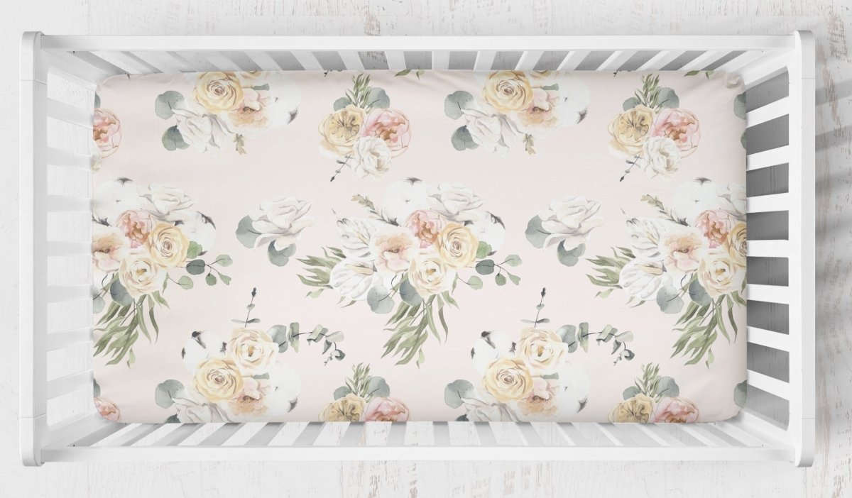 Farmhouse Floral Nursery Starter Set - Farmhouse Floral, gender_girl, text