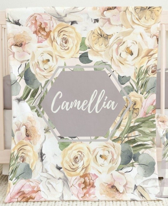 Farmhouse Floral Nursery Starter Set - Farmhouse Floral, gender_girl, text