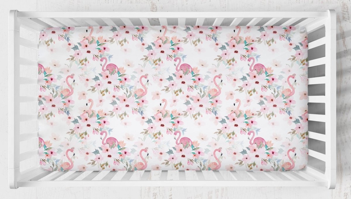 Flamingo Floral Nursery Starter Set - Flamingo Floral, gender_girl, text