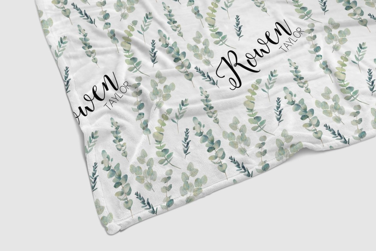 Going Green Personalized Baby Blanket - gender_boy, gender_girl, gender_neutral