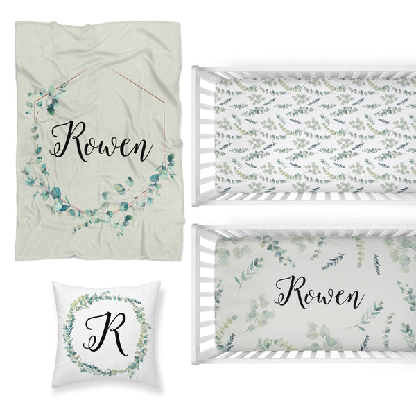 Going Green Nursery Starter Crib Bedding Set