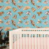 Golden Butterflies Peel & Stick Wallpaper - gender_girl, Theme_Boho, Theme_Butterfly