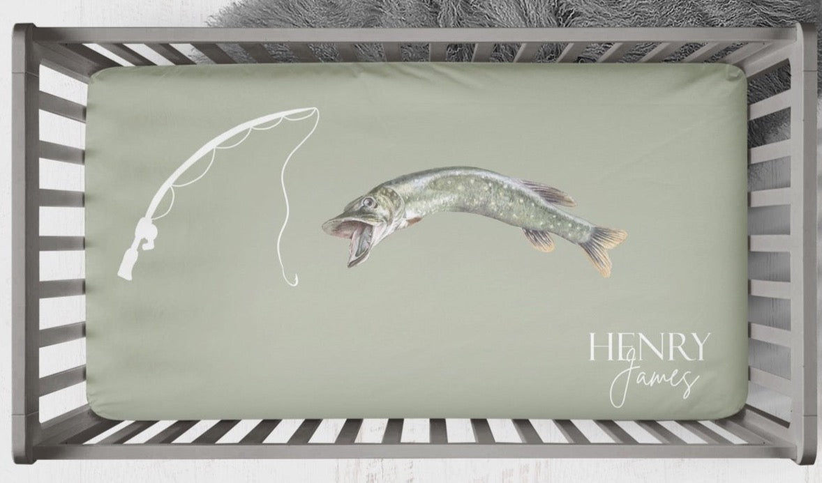 Gone Fishing Nursery Starter Set - gender_boy, Gone Fishing, text
