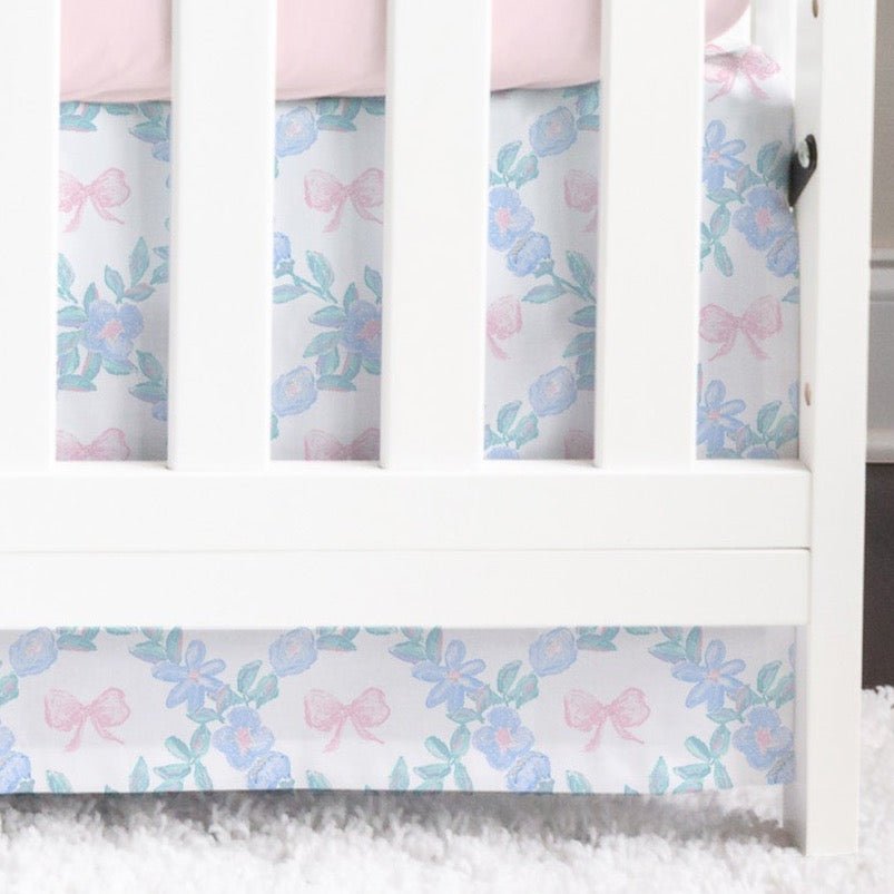 Granny Chic Crib Skirt - gender_girl, Granny Chic, Theme_Floral