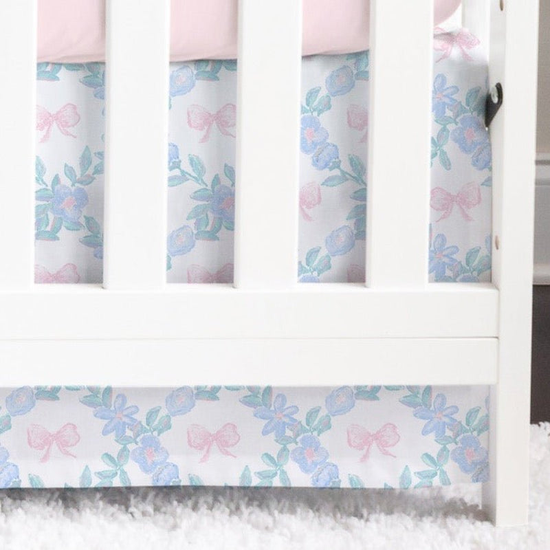 Granny Chic Crib Skirt - gender_girl, Granny Chic, Theme_Floral
