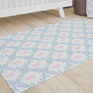 Granny Chic Nursery Rug - gender_girl, Granny Chic, Theme_Floral