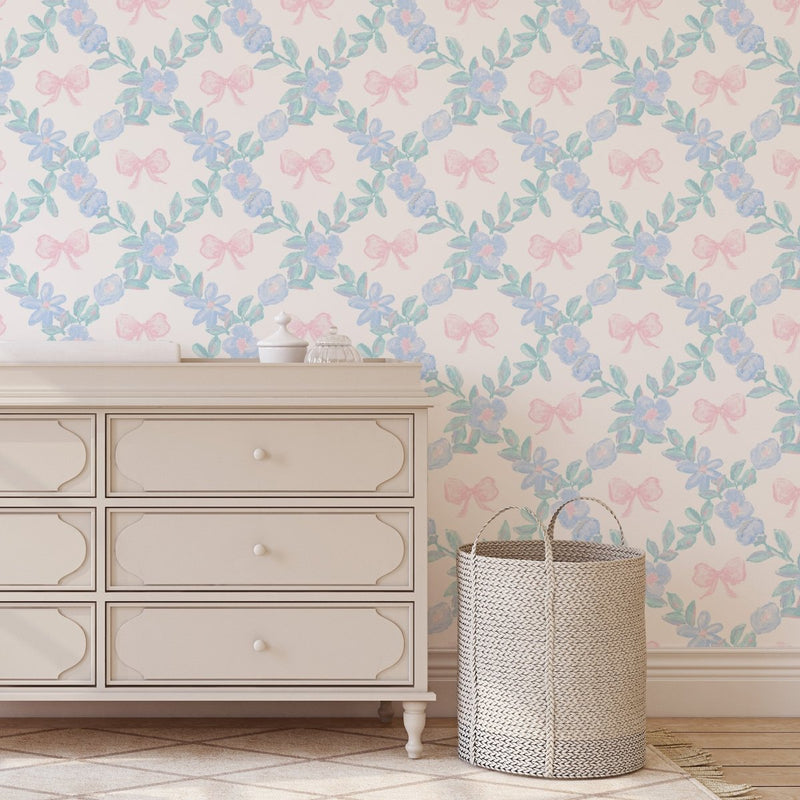 Granny Chic Peel & Stick Wallpaper - gender_girl, Granny Chic, Theme_Floral