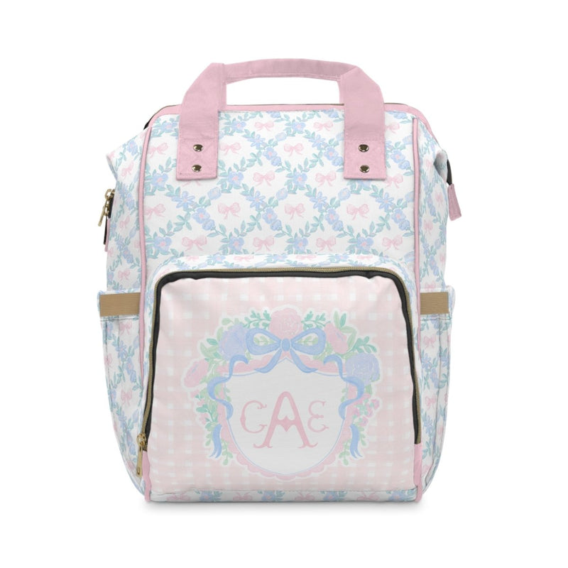 Granny Chic Personalized Backpack Diaper Bag - gender_girl, Granny Chic, text