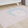 Granny Chic Personalized Nursery Rug - gender_girl, Granny Chic, text