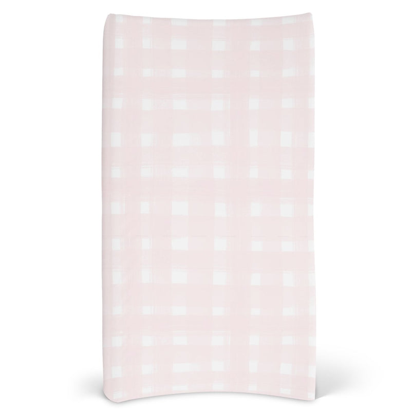 Granny Chic Pink Plaid Changing Pad Cover - gender_girl, Granny Chic, Theme_Farm