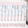 Granny Chic Pink Plaid Ruffled Crib Bedding - gender_girl, Granny Chic, text