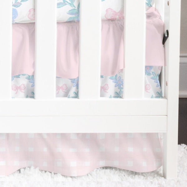 Granny Chic Ruffled Crib Skirt - gender_girl, Granny Chic, Theme_Floral
