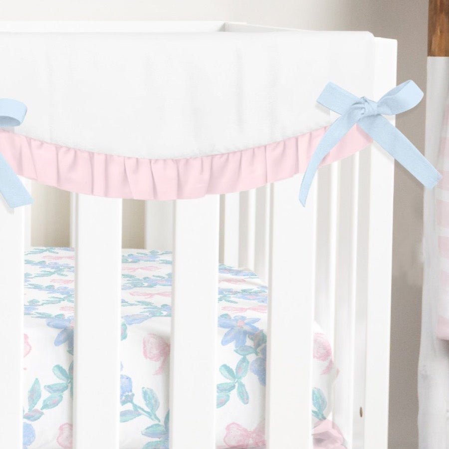 Granny Chic Scalloped Crib Rail Guards - gender_girl, Granny Chic, Theme_Floral