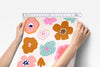Happy Flowers Peel & Stick Wallpaper - gender_girl, Theme_Boho, Theme_Floral