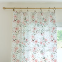 Highland Cow Floral Curtain Panel - gender_girl, Highland Cow Floral, Theme_Boho