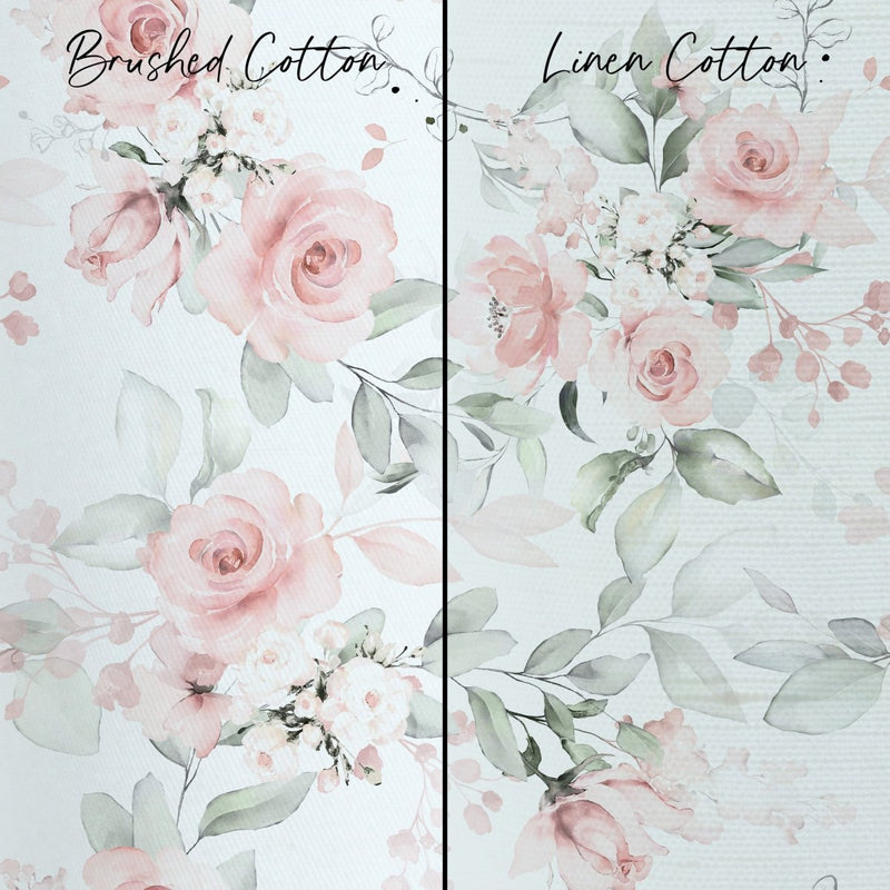 Highland Cow Floral Curtain Panel - gender_girl, Highland Cow Floral, Theme_Boho