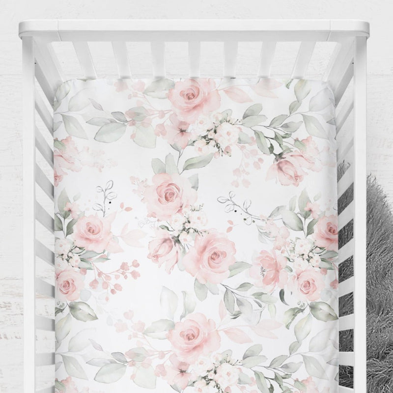 Highland Cow Floral Nursery Starter Set - gender_girl, Highland Cow Floral, text