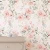 Highland Cow Floral Peel & Stick Wallpaper - gender_girl, Highland Cow Floral, Theme_Boho