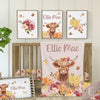 Highland Cow Wildflower Nursery Starter Set - gender_girl, Highland Cow Wildflower, text