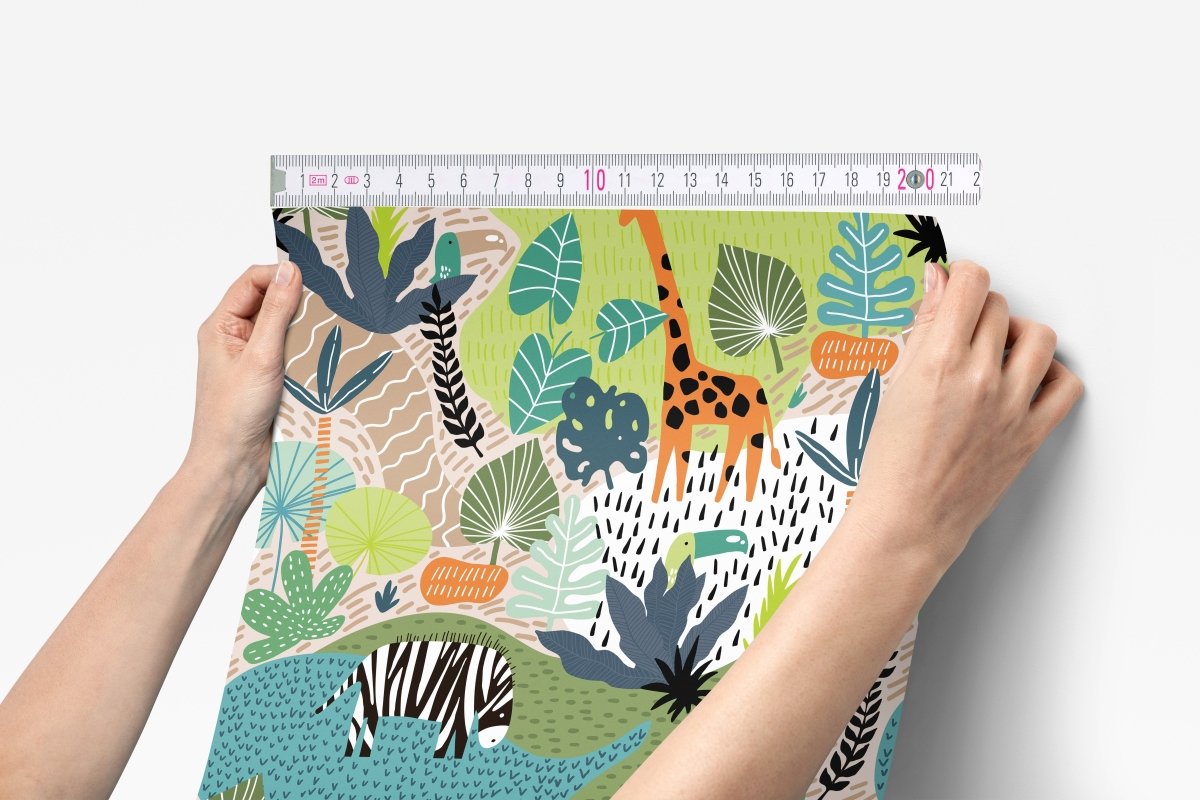 Jungle Play Peel & Stick Wallpaper - gender_boy, Theme_Jungle,