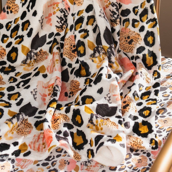 Leopard Love Minky Blanket - gender_girl, Leopard Love, Personalized_No
