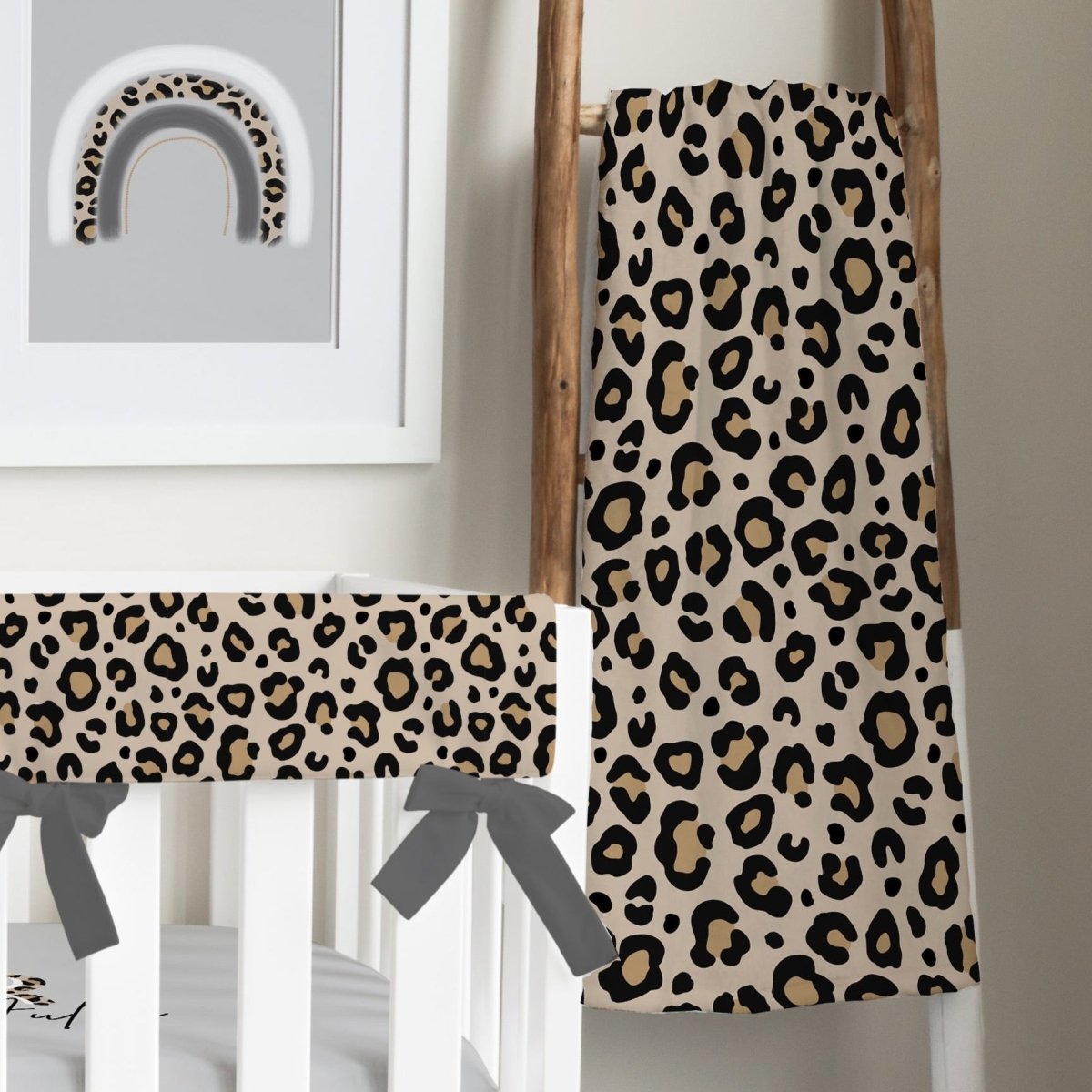 Leopard Rainbow Minky Blanket - gender_boy, gender_girl, gender_neutral