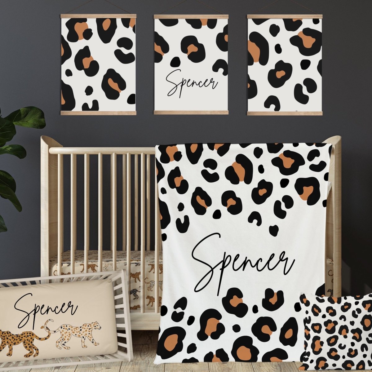 Luxe Leopard Nursery Starter Set - gender_boy, gender_girl, gender_neutral