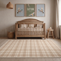 Kids Rug | Wheatfield Plaid