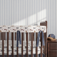Peel & Stick Wallpaper | Playroom Stripe Sky