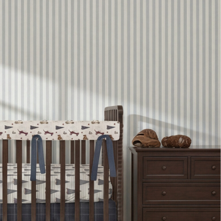 Peel & Stick Wallpaper | Playroom Stripe Sky