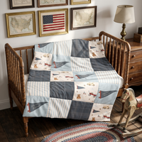 Organic Cotton Baby Quilt | Boyhood