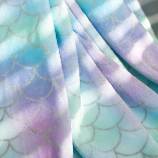Mermaid Love Minky Blanket - gender_girl, Mermaid Love, Personalized_No