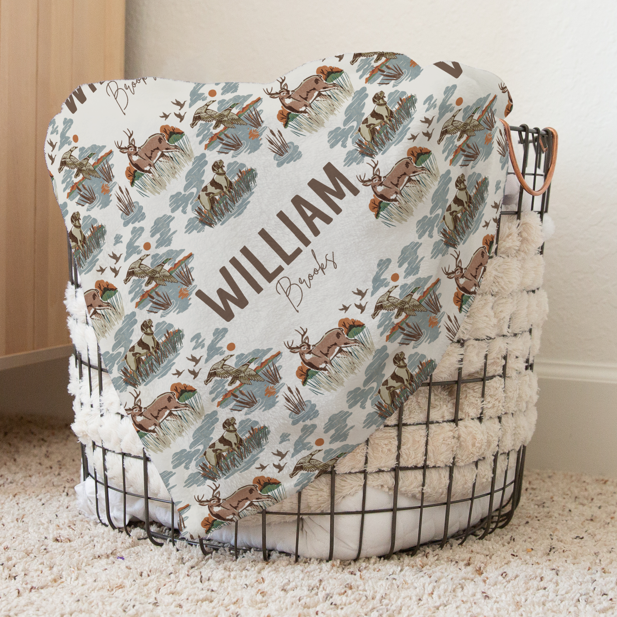 Minky Blanket | Personalized Autumn Hunt