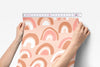 Mod Rainbows Peel & Stick Wallpaper - gender_girl, Theme_Boho, Theme_Rainbow