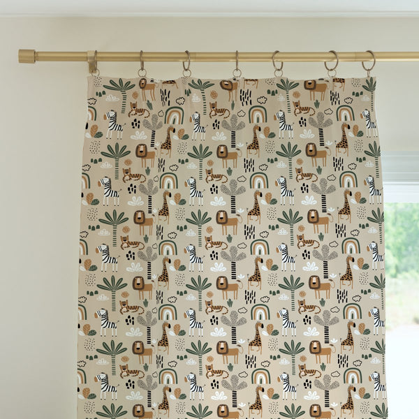 Mod Safari Curtain Panel - gender_boy, Mod Safari, Theme_Jungle