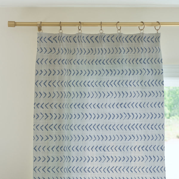 Modern Farmhouse Arrow Curtain Panel - gender_boy, gender_neutral, Modern Farmhouse