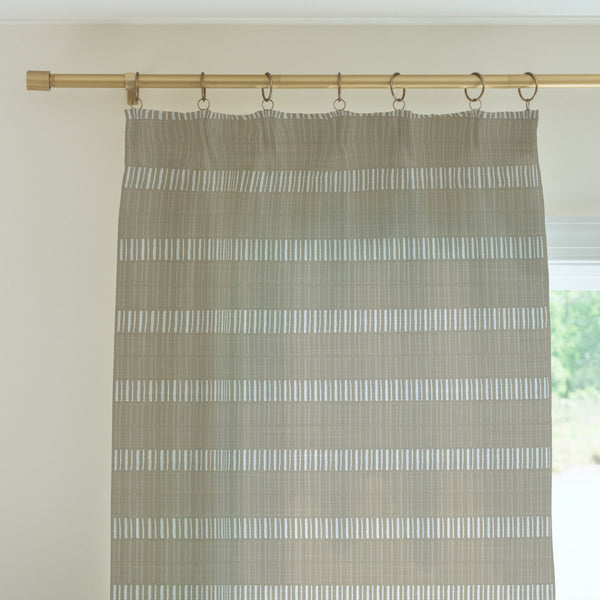 Modern Farmhouse Hashes Curtain Panel - gender_boy, gender_neutral, Modern Farmhouse