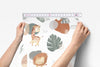 Modern Lion Light Peel & Stick Wallpaper - gender_boy, Modern Lion, Theme_Jungle