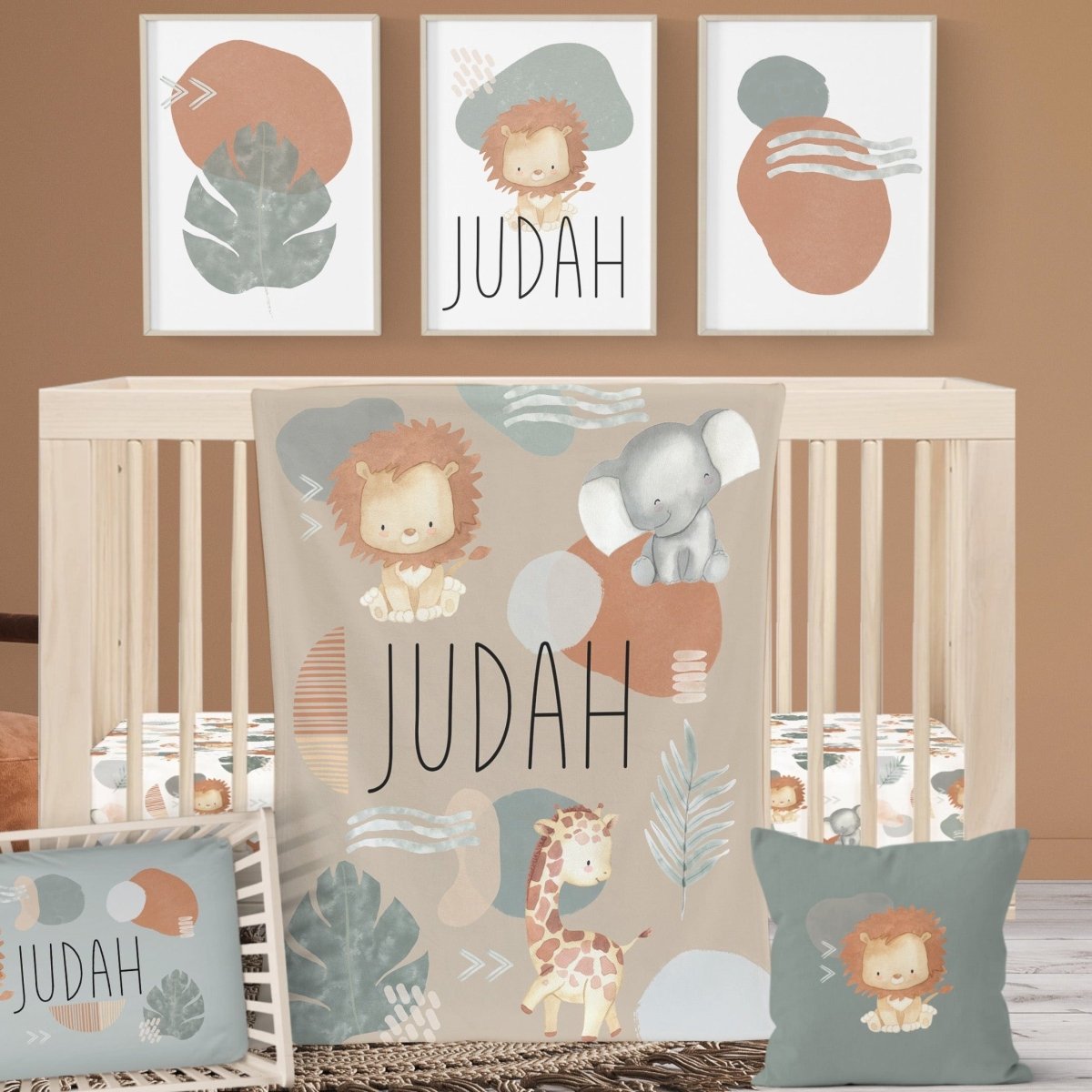 Modern Lion Nursery Starter Set - gender_boy, Modern Lion, text