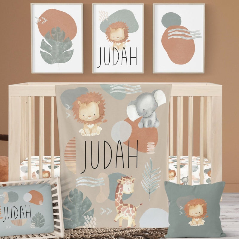 Modern Lion Nursery Starter Set - gender_boy, Modern Lion, text