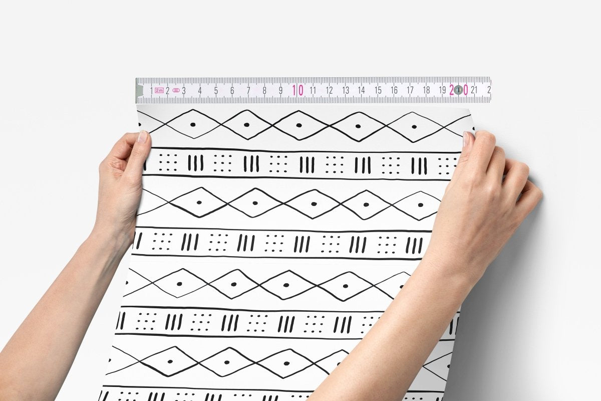 Modern Mudcloth Peel & Stick Wallpaper - gender_boy, Modern Mudcloth, Theme_Boho