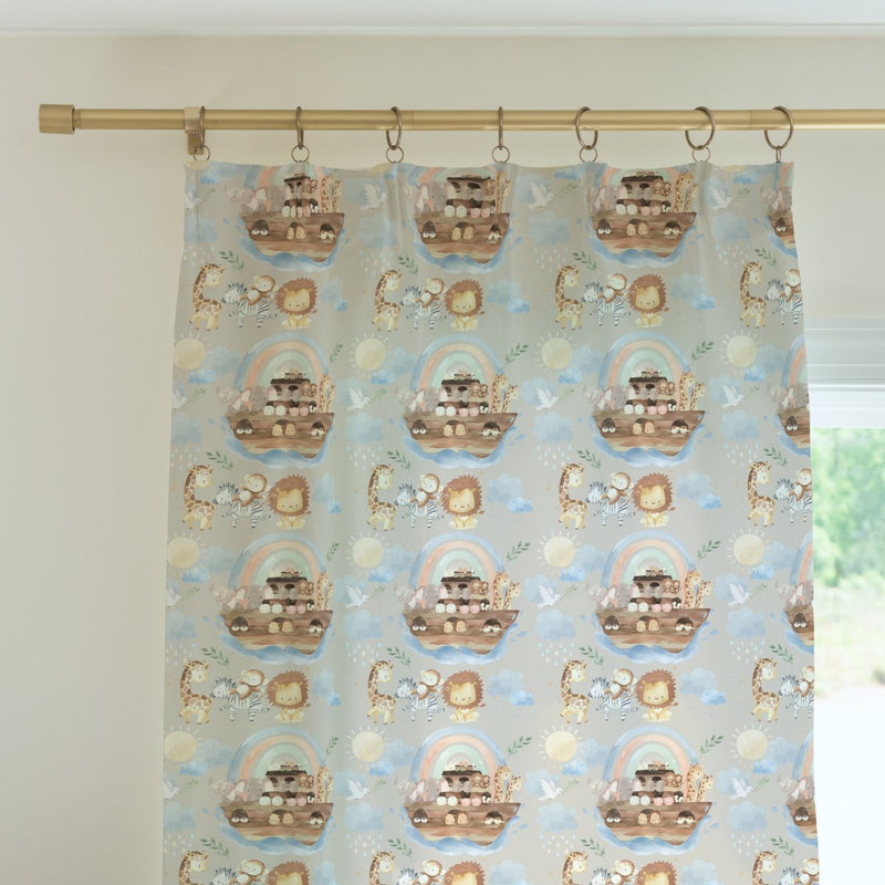 Noah's Ark Curtain Panel - gender_boy, Noah's Ark, Theme_Jungle